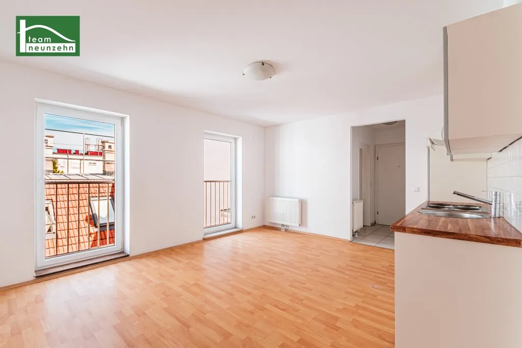 Helle 2-Zimmer-Dachgeschosswohnung mit Lift - optimale Lage bei U4 & U6 - Ansicht 3