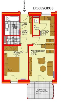 Geförderte Mietwohnung mit Kaufoption in Judenburg, photo 2