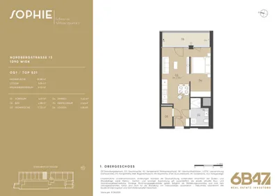 2-Zimmer-Wohnung kaufen in Wien – 39,58 m², € 357.300 – Bild 13 von 13