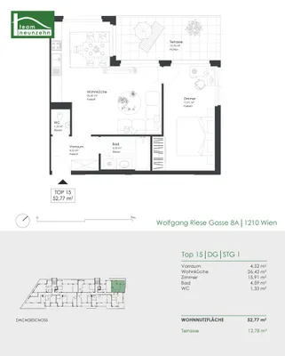 2-Zimmer-Wohnung kaufen in Wien – 52,77 m², € 339.000 – Bild 20 von 20