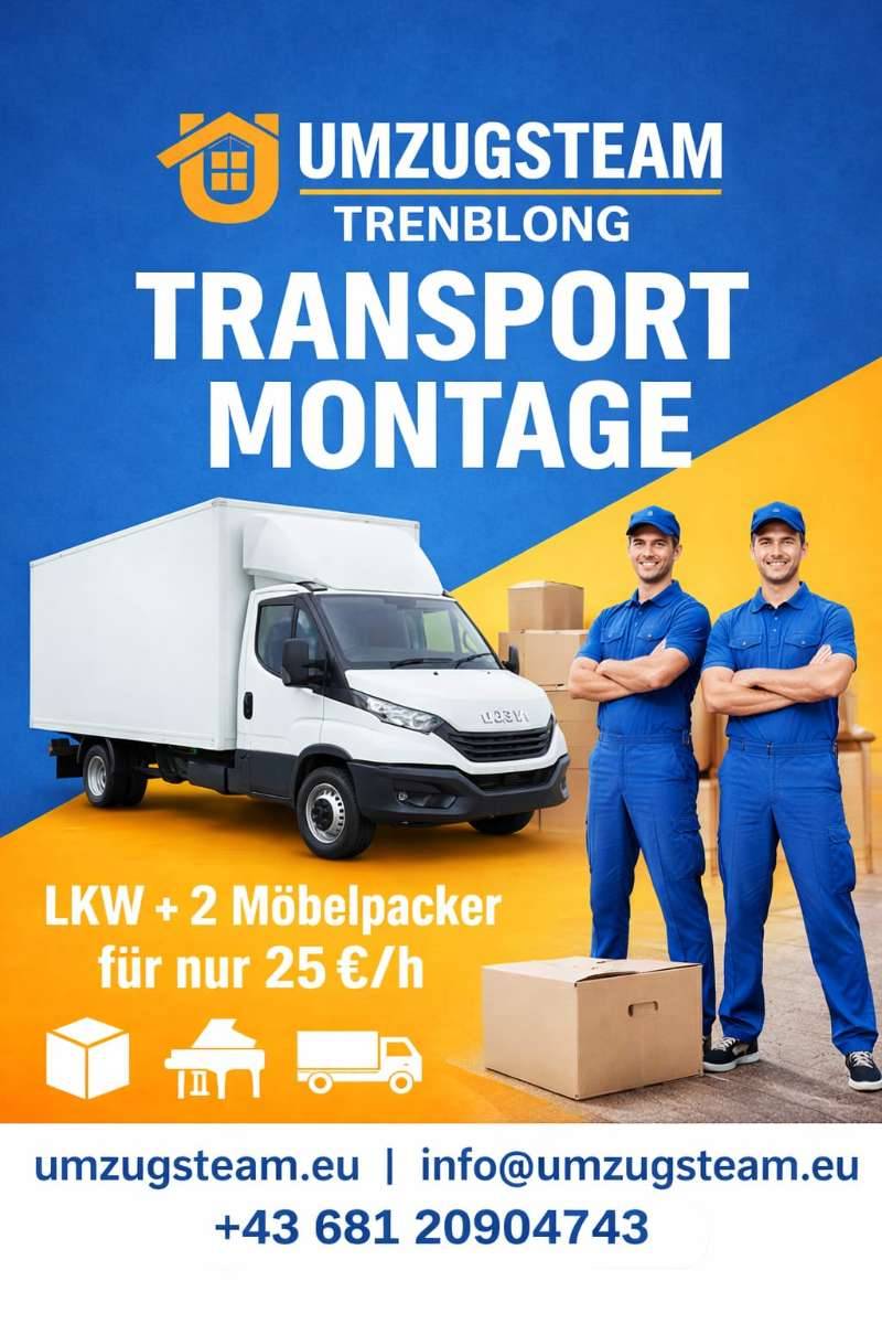 Umzug, Möbeltransport, Umzugsunternehmen Wien, Übersiedlung, günstiger Transportservice, Entrümpelung, Montage & Demontage, Verpackung, Haushaltsauflösung, Kleintransport, Klaviertransport, Reinigung, Entsorgung, schnell, professionell, zuverlässig