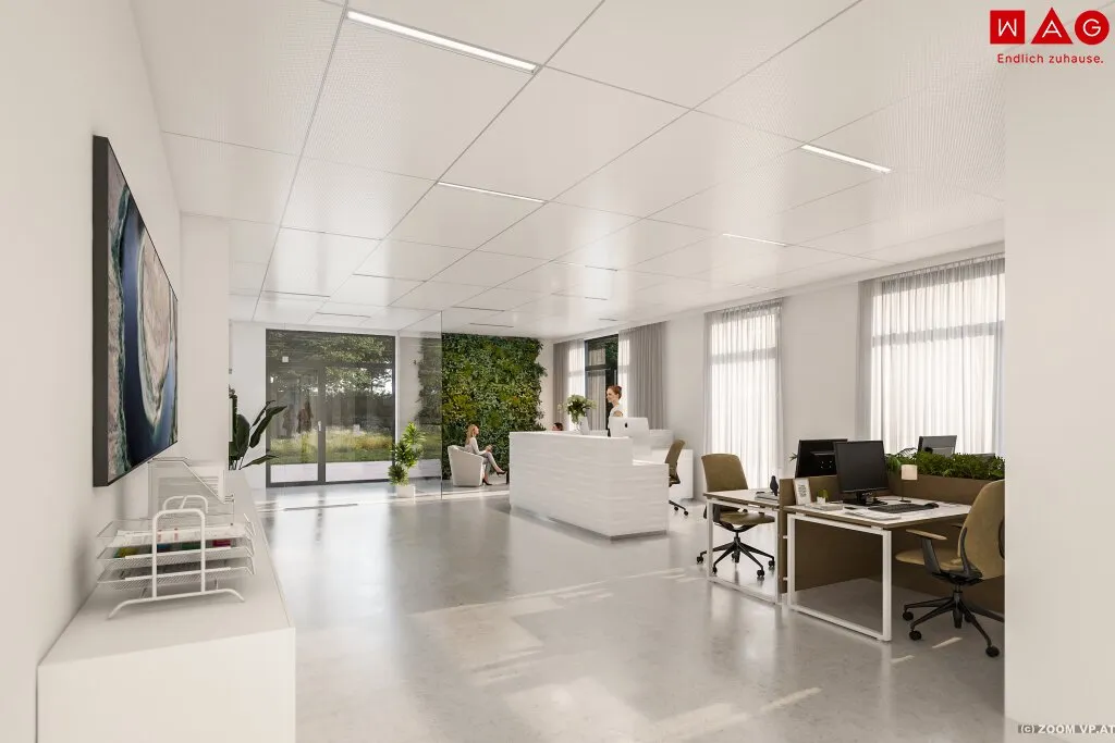 171,17 m² Büro-/Ordinations- u. Geschäftsflächen auf einer Ebene mit flexiblen Ausbaumöglichkeiten direkt an der Salzburger Straße - Ansicht 2