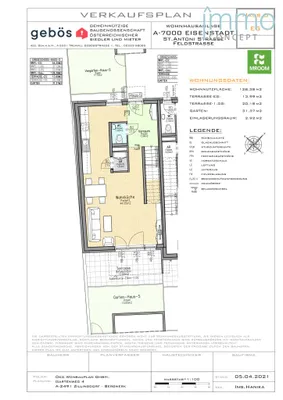 4-Zimmer-Haus mieten in Eisenstadt – 128,38 m², € 2.200 – Bild 14 von 16