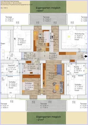 3-Zimmer-Wohnung kaufen in Südoststeiermark – 68,95 m², € 265.554 – Bild 2 von 12