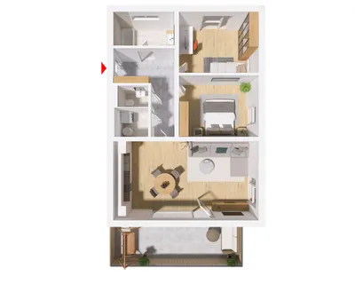 3-Zimmer-Wohnung mieten in Deutschlandsberg – 72,5 m², € 1.055 – Bild 7 von 7