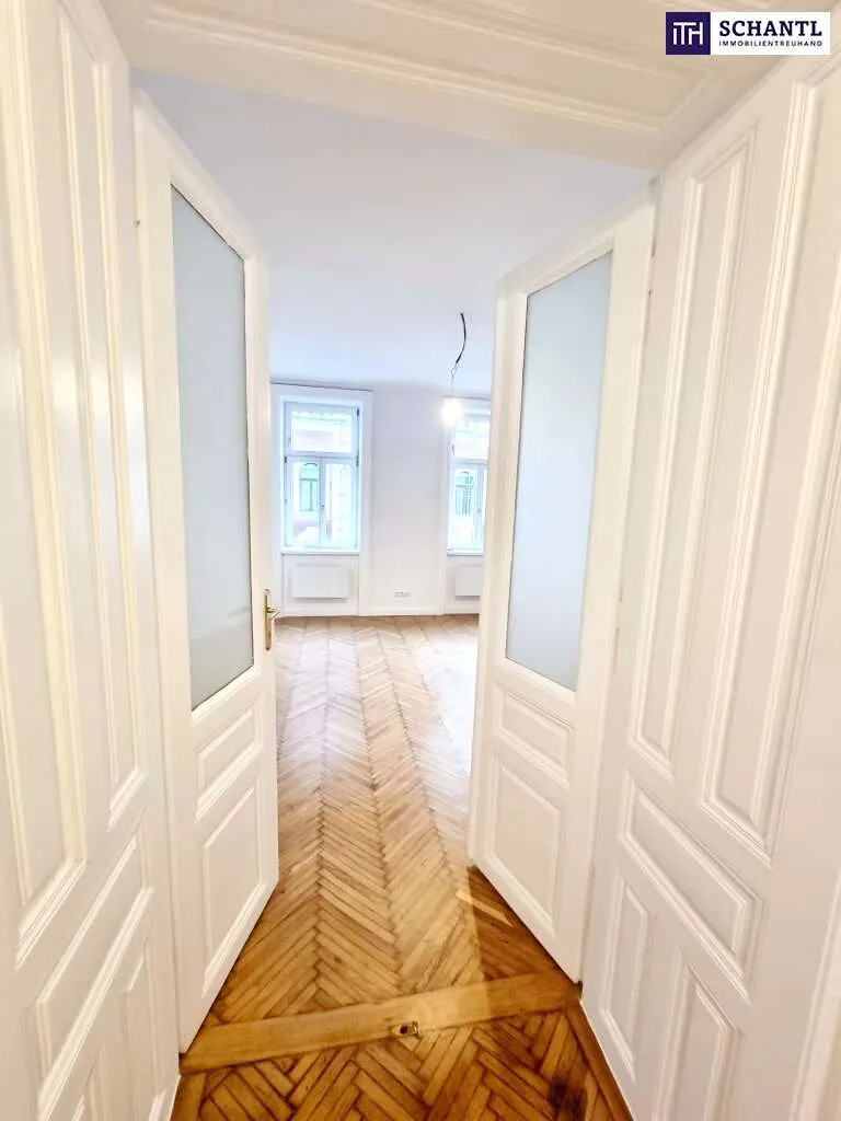 Ein Zuhause, das Geschichten erzählt - Altbaujuwel in ruhiger Lage! Traumhaft saniertes Altbauhaus + Ruhige Seitengasse + Super beliebtes Grätzl! Viel Grün + Viel Charme! Jetzt zugreifen! - Ansicht 3