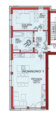 2-Zimmer-Wohnung mieten in Linz Land – 66,65 m², € 939 – Bild 12 von 12