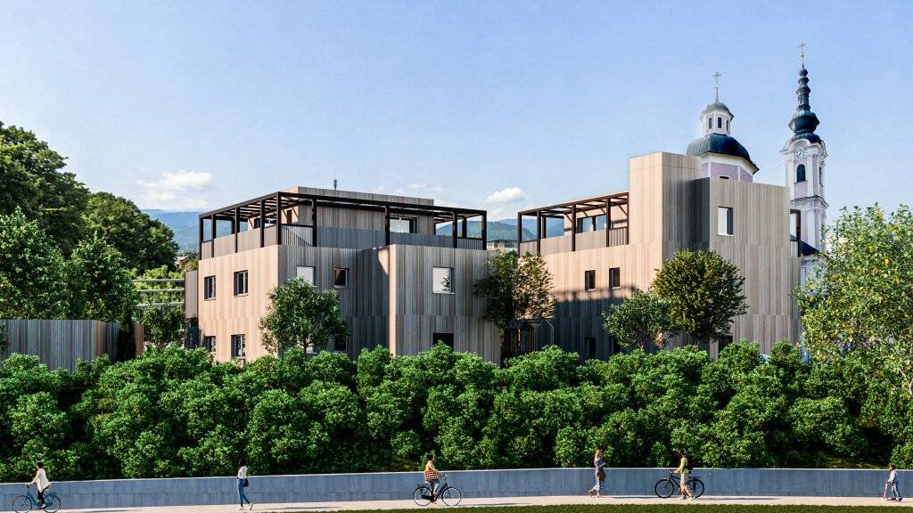 Villach Perau: Exklusive Entwicklungsliegenschaft mit genehmigtem Wohnbauprojekt - Ansicht 3