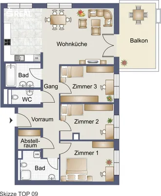 4-Zimmer-Wohnung kaufen in Baden – 100 m², € 520.000 – Bild 25 von 26