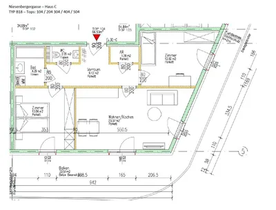 3-Zimmer-Wohnung mieten in Graz – 66,59 m², € 850 – Bild 11 von 11