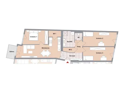 4-Zimmer-Wohnung kaufen in Wien – 97 m², € 577.500 – Bild 4 von 4