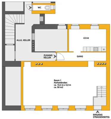 2-Zimmer-Immobilie mieten in Wien – 77 m², € 736 – Bild 10 von 10