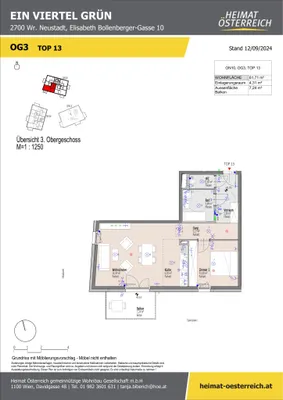 2-Zimmer-Wohnung kaufen in Wiener Neustadt – 61,71 m², € 269.600 – Bild 17 von 21