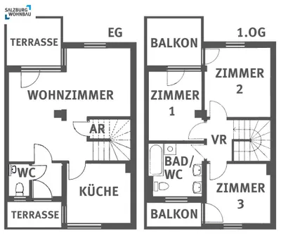 4-Zimmer-Wohnung mieten in Zell am See – 89 m², € 1.371 – Bild 2 von 2