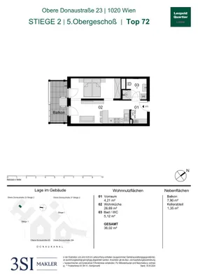 1-Zimmer-Wohnung kaufen in Wien – 36,02 m², € 369.000 – Bild 16 von 16