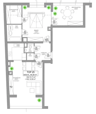 2-Zimmer-Wohnung mieten in Wien – 85,26 m², € 2.041 – Bild 21 von 21