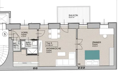 2-Zimmer-Wohnung kaufen in Wien – 62 m², € 419.000 – Bild 16 von 16