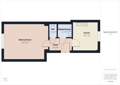 1-Zimmer-Wohnung kaufen in Wien – 43 m², € 174.000 – Bild 9 von 9