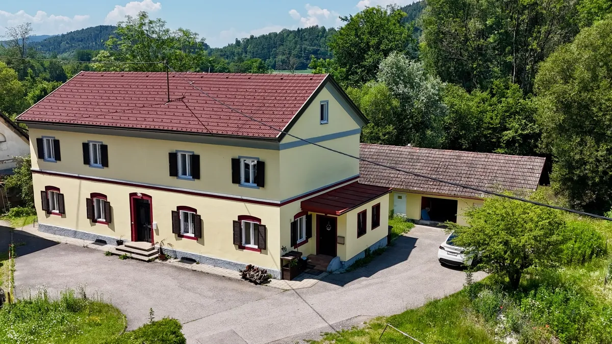 Geringe Fixkosten und viel Platz - Maisonette an der Gurk für Individualisten, Pischeldorf (Gde. Poggersdorf)