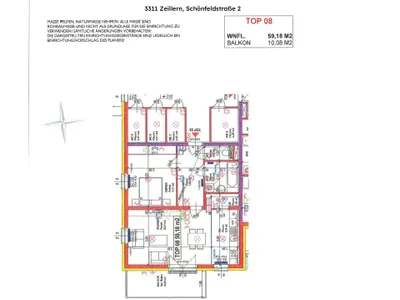 2-Zimmer-Wohnung mieten in Amstetten – 59,17 m², € 610 – Bild 7 von 10