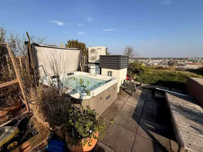 155m2 privater Dachgarten - Outdoor Whirlpool - Klimaanlage - Blick über Wien - U2 vor der Tür! – Bild 3