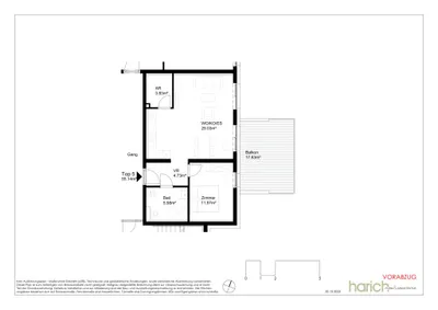 2-Zimmer-Wohnung kaufen in Südoststeiermark – 56 m², € 148.900 – Bild 4 von 7