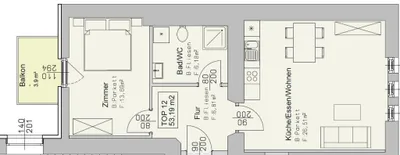 2-Zimmer-Wohnung mieten in Bruck-Mürzzuschlag – 54 m², € 522 – Bild 13 von 17