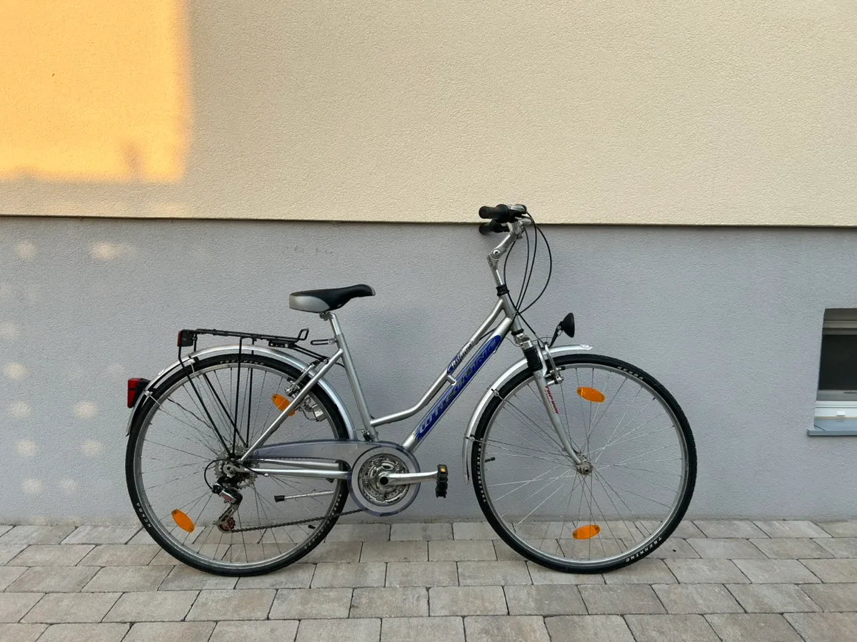 klickfix fahrradschloss Extender CK 301 Befestigung auf Fahrradsattelstütze für Tasche puck Griffleiste und Metallschild:Gelb Bicycle Cube Stereo Hybrid