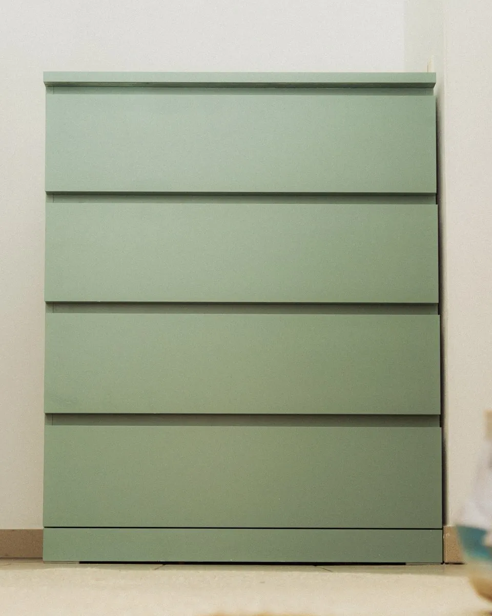 Kommode IKEA Malm - 4 Schubladen, grün, € 60,- (5020 Salzburg)