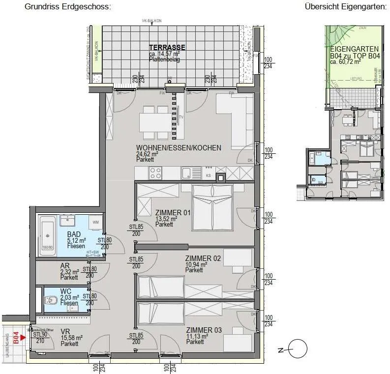 Wohnung – Graz, Katastralgemeinde Straßgang, Straßgang - Ansicht 2