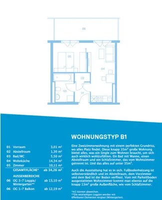 2-Zimmer-Wohnung kaufen in Graz – 34,91 m², € 160.000 – Bild 11 von 11