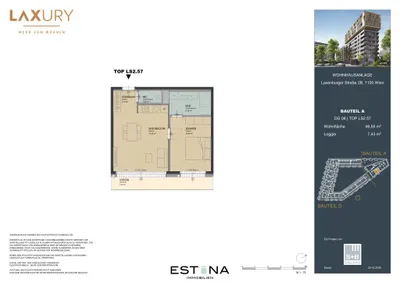 2-Zimmer-Wohnung kaufen in Wien – 46,74 m², € 399.000 – Bild 12 von 13