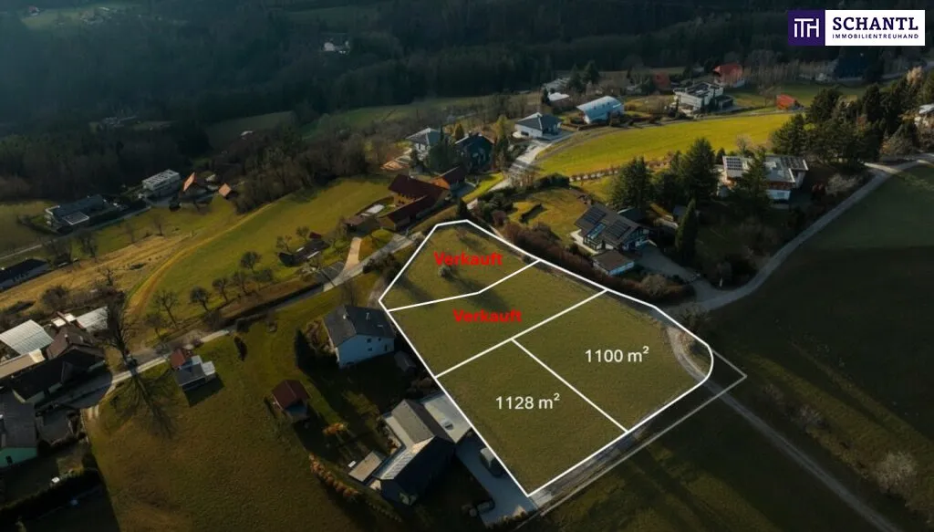 Ihr Logenplatz in Weinitzen - Exklusives Grundstück mit traumhaftem Panorama, idyllischer Ruhelage und unvergleichlicher Lebensqualität. Jetzt Besichtigungstermin sichern! - Widok 3