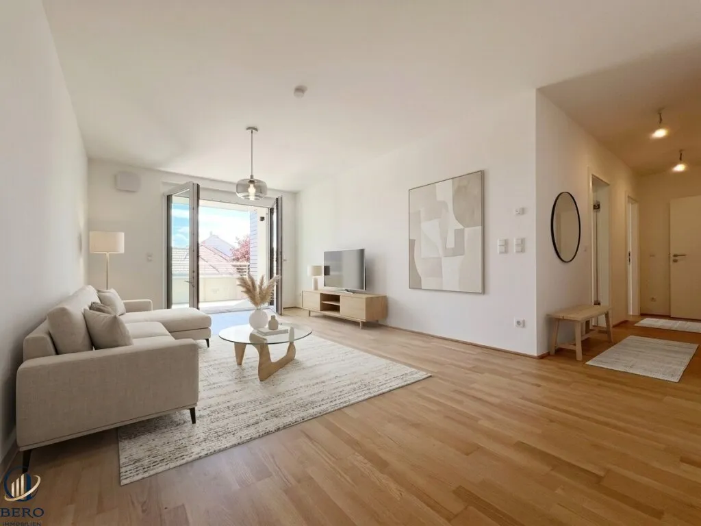 Fantastische 3-Zimmer-Loggiawohnung! Erstbezug! 2 Wohnhäuser in Bestlage - (nur) noch 15 Wohnungen in verschiedenen Größen frei! PROVISIONSFREI! - Ansicht 3