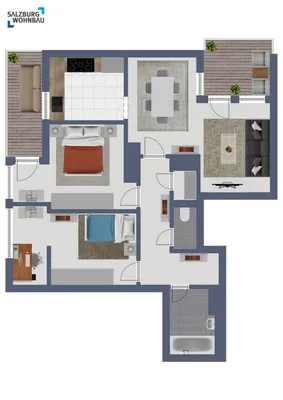 3-Zimmer-Wohnung mieten in Sankt Johann im Pongau – 71 m², € 1.148 – Bild 11 von 11