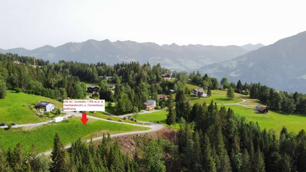 Gründstück für ein Ferienhaus in der Alpenregion Bludenz - Ansicht 2