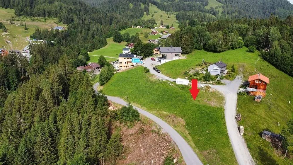 Gründstück für ein Ferienhaus in der Alpenregion Bludenz - Ansicht 3