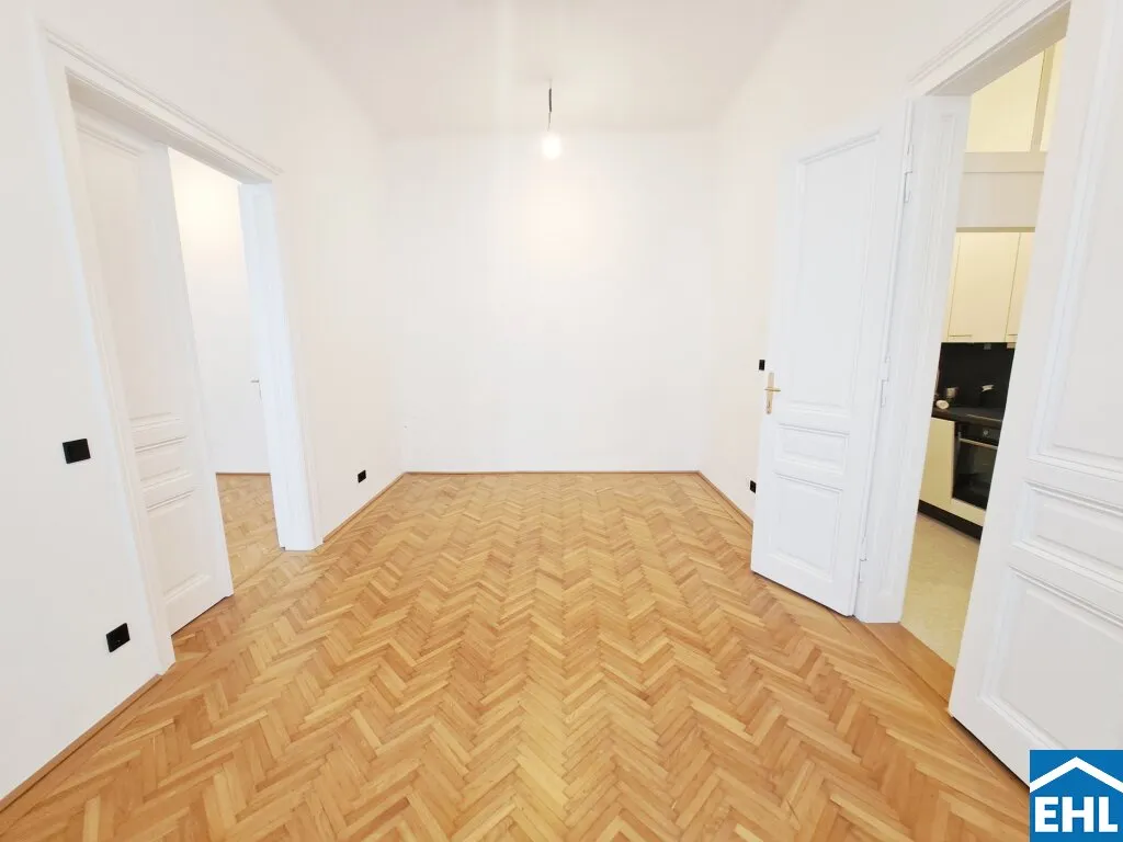 Wiener Eleganz trifft modernes Interieur: Hofseitige 2 Zimmerwohnung im 4. Bezirk - Ansicht 3