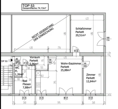 3-Zimmer-Wohnung mieten in Mödling – 75 m², € 1.175 – Bild 13 von 13