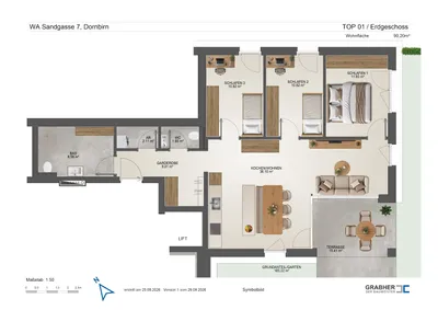 4-Zimmer-Wohnung kaufen in Dornbirn – 90,2 m², € 689.000 – Bild 6 von 6