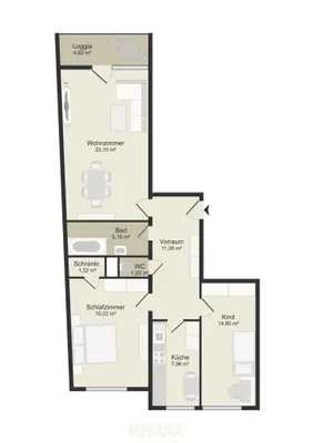 3-Zimmer-Wohnung kaufen in Wien – 86 m², € 320.000 – Bild 9 von 9