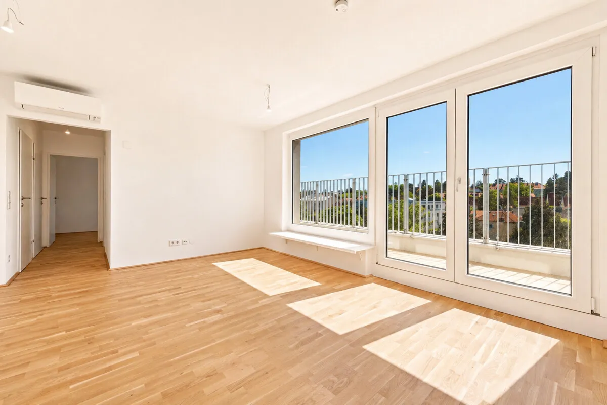 Sonnige Neubauwohnung mit Weitblick | 3 Zimmerwohnung mit Terrasse | Innenhof - Ansicht 2