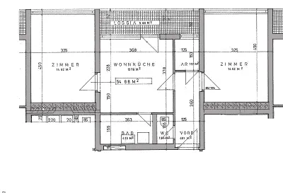 3-Zimmer-Wohnung mieten in Bruck-Mürzzuschlag – 54,8 m², € 415 – Bild 2 von 2