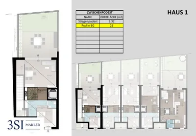 5-Zimmer-Haus mieten in Mödling – 181 m², € 4.400 – Bild 37 von 40