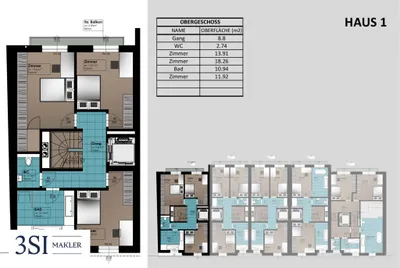 5-Zimmer-Haus mieten in Mödling – 181 m², € 4.400 – Bild 38 von 40