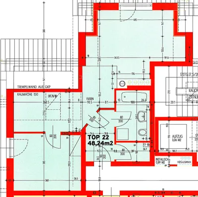 2-Zimmer-Wohnung mieten in Ried im Innkreis – 48,24 m², € 660 – Bild 6 von 6