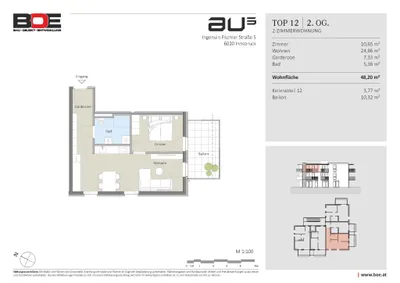 2-Zimmer-Wohnung kaufen in Innsbruck – 48,19 m², € 599.000 – Bild 8 von 8