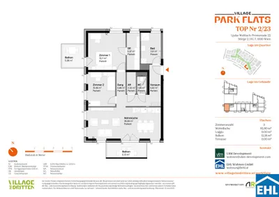 3-Zimmer-Wohnung kaufen in Wien – 82,8 m², € 699.000 – Bild 11 von 11