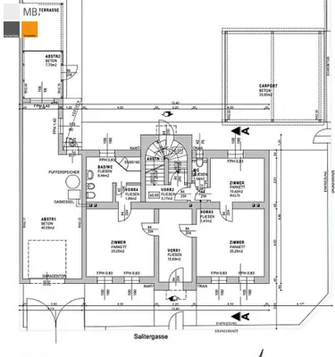 7-Zimmer-Immobilie kaufen in Mödling – 228 m², € 1.000.000 – Bild 48 von 48