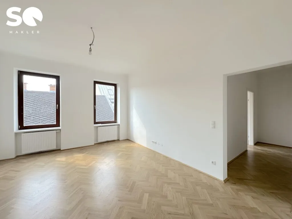 #SQ - ELEGANTES ALTBAUBÜRO IM ERSTBEZUG - WOHNNUTZUNG MÖGLICH - TOP SANIERT MIT 3 RÄUMEN UND HOFSEITIGEM BALKON - Ansicht 3